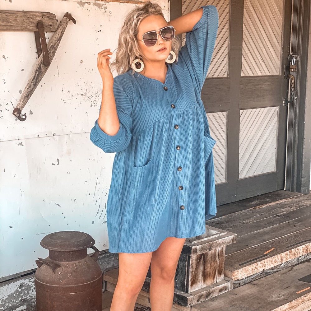 On the town waffle dress